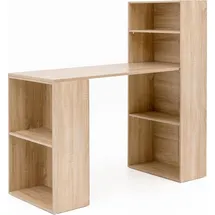 FineBuy Schreibtisch Sonoma Grau
