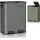 MAXCRAFT Mülleimer / Treteimer mit Soft Close Deckel und 2 Inneneimern - 60 Liter in Anthrazit