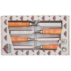 STEMMEISEN-SATZ Holzgriff 12,16,20,24mm    77351104
