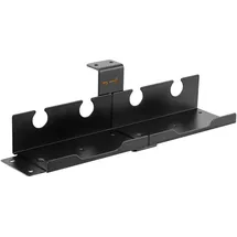 My Wall Halter für Steckdosenleiste HZ29L, Steckdosenleistenhalter für Schreibtisch Ordnung, Steckdosenleisten-Halter für Tische, Kabelmanagement-System am Arbeitsplatz, Steckdosenleisten Organizer