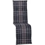 BEO Relaxsesselauflage, Beckley ca. 171x50 cm, Anthrazit/Grau