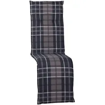 BEO Relaxsesselauflage, Beckley ca. 171x50 cm, Anthrazit/Grau