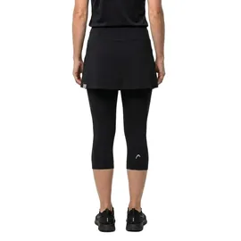 Head Club 3/4 Tights Skort Women, schwarz, L