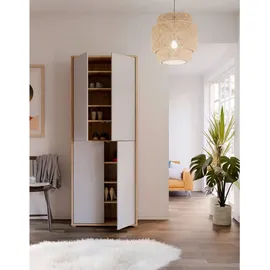 Forte Alice Springs 74,5 x 191,9 x 34,9 cm grau mit 8 Fächern / grau