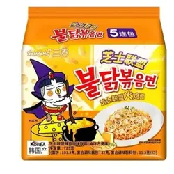 SamYang SAMYANG Ramen mit scharfem Hühnergeschmack (Vier-Käse-Geschmack) 145 g x 5 Stück x 8