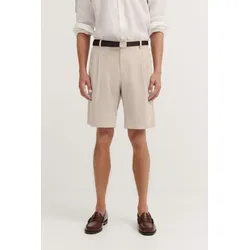Bermudas BUGATTI, Herren, Gr. 54, Normalgrößen, 30, beige, 100% Baumwolle, unifarben, casual, loose fit, Hosen, Premium-Cord