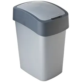 Curver Flip Bin 10 l silber/graphit