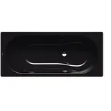 Kaldewei Vaio set Badewanne 233400010701 170x75cm, ohne Effekt/Antislip, schwarz