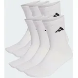 adidas Cushioned Crew Socken 6er Pack Weiß/Schwarz 49-51