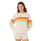 Rip Curl Surf Revival Relaxed Crew Pullover Beige L