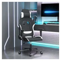 VidaXL Gaming-Stuhl Schwarz und Weiß