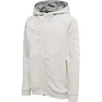 hummel GO Baumwoll Kapuzenjacke Damen egret melange XS
