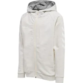 hummel GO Baumwoll Kapuzenjacke Damen egret melange XS
