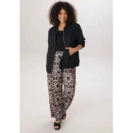 aniston plus Blouson In Crepe-Qualität schwarz 52