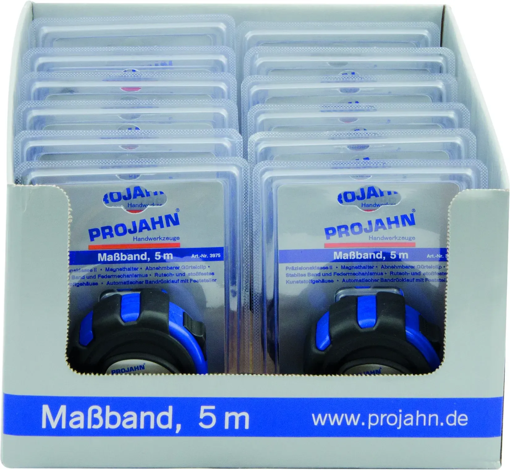 Display mit 12x 3975 Maßband 5m