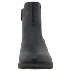 Mustang Winterstiefelette MUSTANG SHOES "Gelja", Damen, Gr. 36, blau (nachtblau), Lederimitat, Schuhe Winterstiefelette, Stiefelette, Winterboots mit Anziehlasche