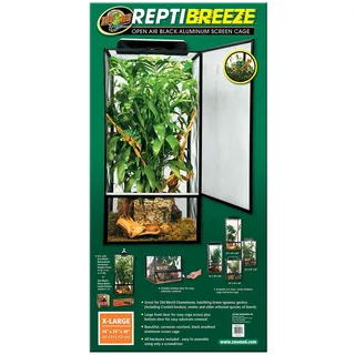 Zoo Med NT-13 ReptiBreeze Aluminium Terrarium 61 x 61 x 122 cm