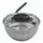 5five simply smart Salatschleuder mit Hebel 3,5 Liter Edelstahl Silber