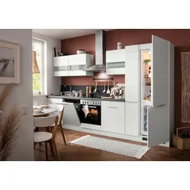 kochstation Küchenzeile KS-Luhe 330 cm weiß