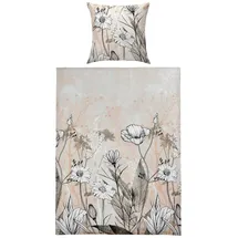 CASANOVA ELENA Floral Beige/Mehrfarbig 135 x 200 cm + 80 x 80 cm