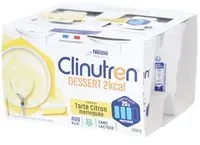 NESTLE Clinutren Dessert 2 kcal Saveur Tarte Citron Meringuée Aliment 4x200 ml