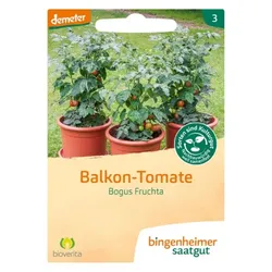 Bingenheimer Saatgut Balkon-Tomate Bogus Fruchta
