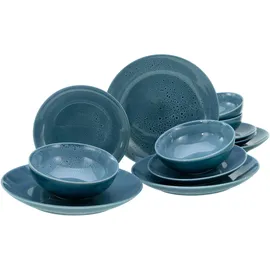 CreaTable Reactive Nostalgic Tafelservice 12-tlg. blau