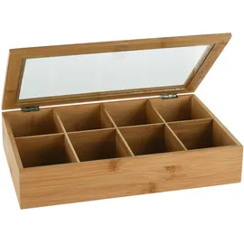 Excellent Houseware Teebeutelbox 32 x 20 x 6,5 cm 1-tlg. transparent