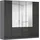 OTTO home Drehtürenschrank AGORDO 226 x 229 x 54 cm Grau