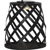 Star Trading LED Solarleuchte Calabria 20 cm warmweiß