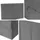 Mirjan24 Rebos 160 x 200 cm Grau