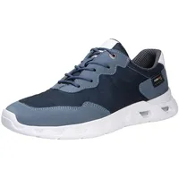 Waldläufer H-Olaf Herren Sneaker Halbschuhe Schnürschuhe blau Denim Marine Snow - 44 EU Weit