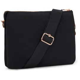 Kipling Charm Umhängetasche Polyamid Black/Pink