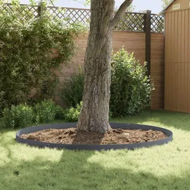 vidaXL Raseneinfassung 103 x 15 cm 10 Stück Anthrazit