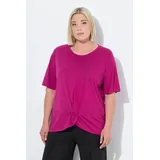 Ulla Popken Shirt T-Shirt Funktions-Shirt antibakteriell Lila 58-60