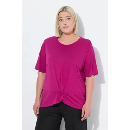 Ulla Popken Shirt T-Shirt Funktions-Shirt antibakteriell Lila 58-60