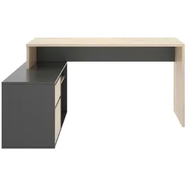 Dmora Schreibtisch Ddiaw Eiche / Braun