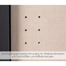 Rauch Kleiderschrank Alba 91 x 197 x 56 cm Weiß