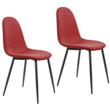 Hti-Living HTI-Living, Stühle, Stuhl Savannah Webstoff Rot