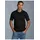 TRIGEMA Poloshirt TRIGEMA "TRIGEMA Poloshirt DELUXE Piqué", Herren, Gr. L, schwarz, 100% Baumwolle, Basic, Shirts