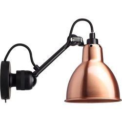 Lampe Gras - 304SW Wandleuchte Schwarz/Kupfer Lampe Gras - cm