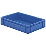 Certeo Stapelbox Kunststoff 600x400x120 mm blau