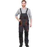 Reis FORECO-T SBP54 Arbeitshosen Männer | Arbeitshose | Schnittschutzhose | Arbeithose Herren | Stahl Blau-Schwarz-Orange | 60 Größe