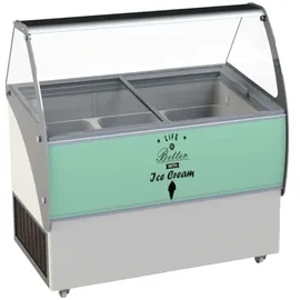 CombiSteel Curacao 10x5L Eisvitrine 454L -22/-15°C