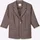 sheego Leinen-Blazer Braun 46