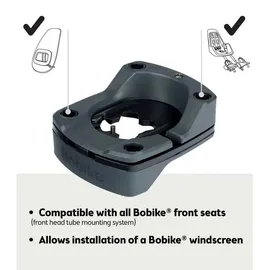 Bobike A-head Plus Go/one Mini/exclusive Adapter Schwarz