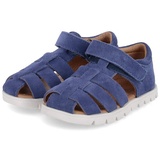 Bisgaard Kinder Lauflernschuhe/Sandalen/Miniletten BEKA S Blau Rauleder, Größe:23, Farbauswahl:blau 3