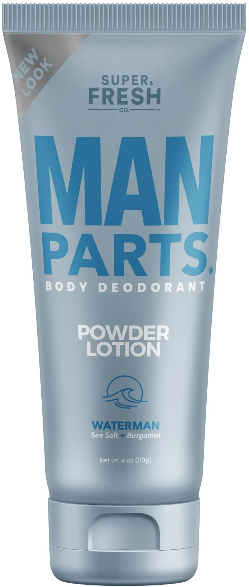 Super Fresh Ball Deodorant for Men by SweatBlock | Prevent Sweaty Man Parts & Odor (Balls, Butt and Groin) | Talc-Free | Lotion-to-Powder, No Mess, Quick-Dry Formula | 4 fl oz Tube
