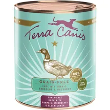 Terra Canis Ente mit Kürbis, Erdbeere und Holunder 12 x 800 g