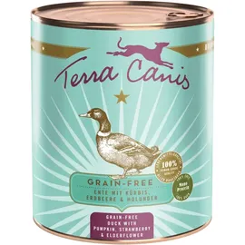 Terra Canis Ente mit Kürbis, Erdbeere und Holunder 12 x 800 g